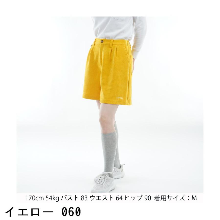 PING（ピン） ニットコーデュロイ ツータックキュロットパンツ