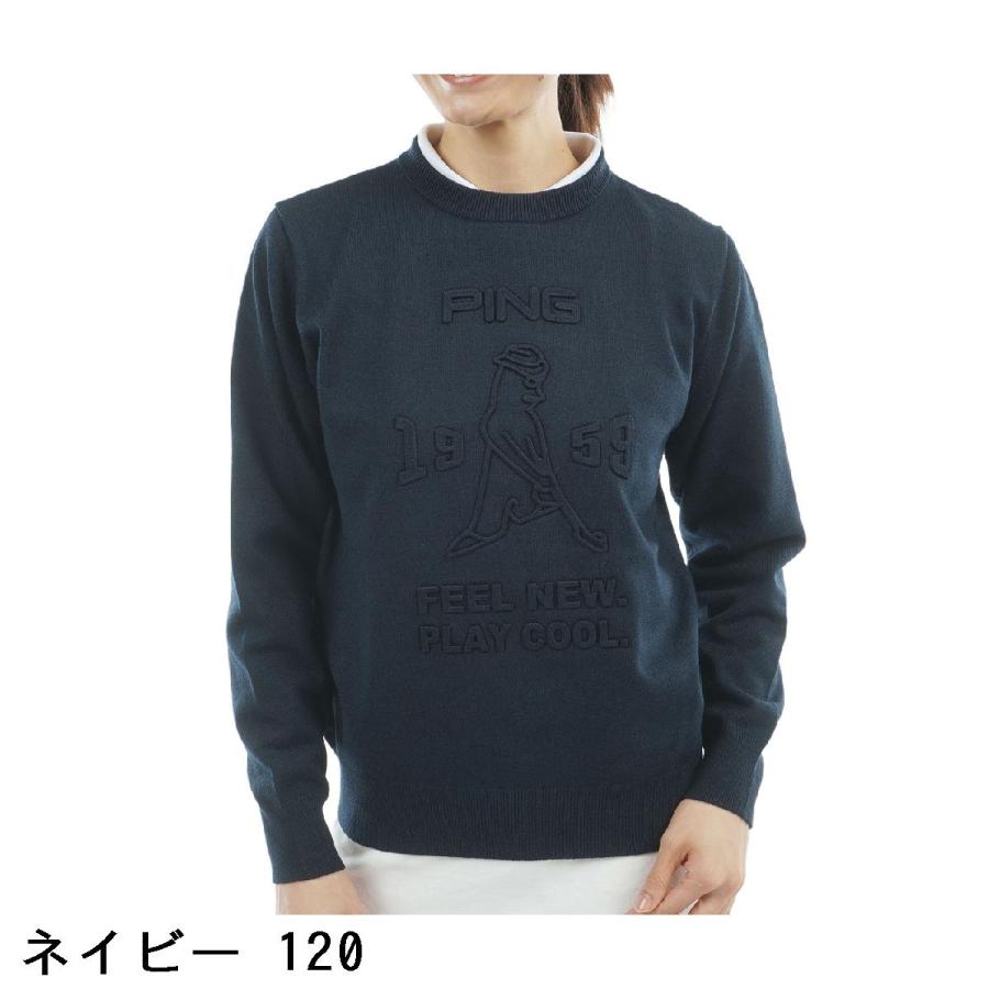 PING（ピン） ウールライク クルーネックセーター レディス : GDO