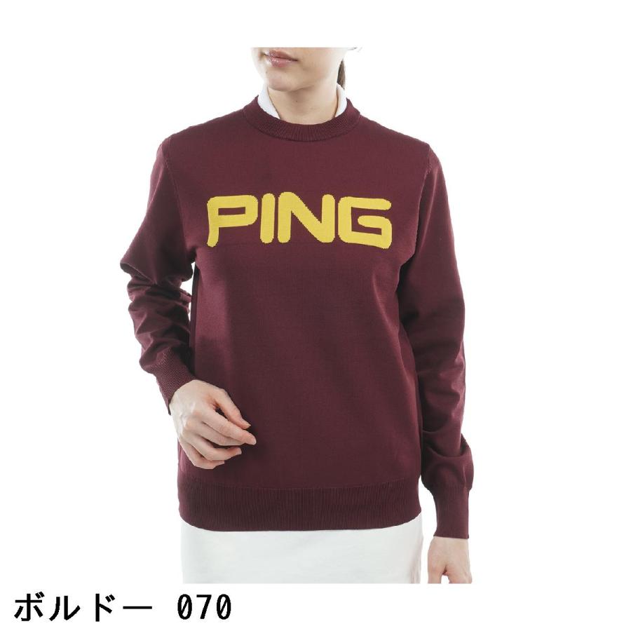 PING（ピン） PING 10カラー クルーネックセーター レディス : GDO