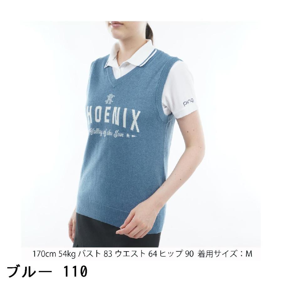 PING（ピン） レイヤードツイン ニットベスト レディス : GDOゴルフ