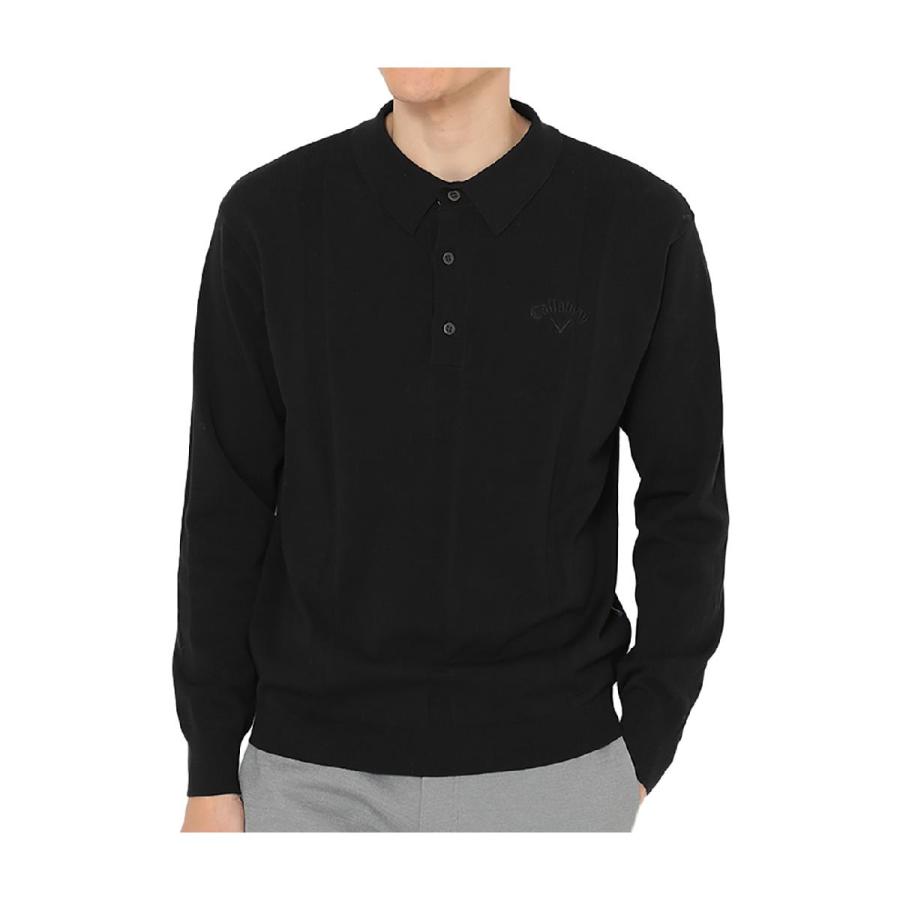 キャロウェイゴルフ　Callaway Golf　長袖ニットポロシャツ Callaway（キャロウェイ） キャロウェイゴルフ Callaway Golf 長袖