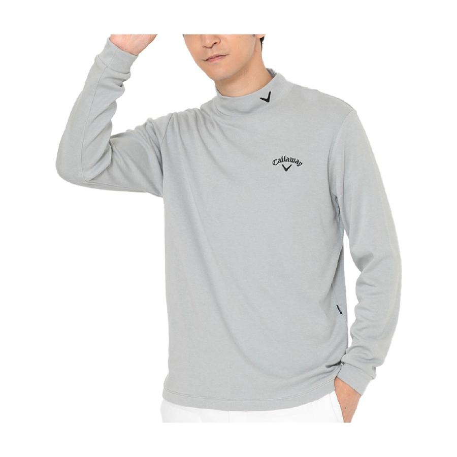 キャロウェイゴルフ　Callaway Golf　裏起毛 長袖モックネックシャツ Callaway（キャロウェイ） キャロウェイゴルフ Callaway Golf 裏起毛