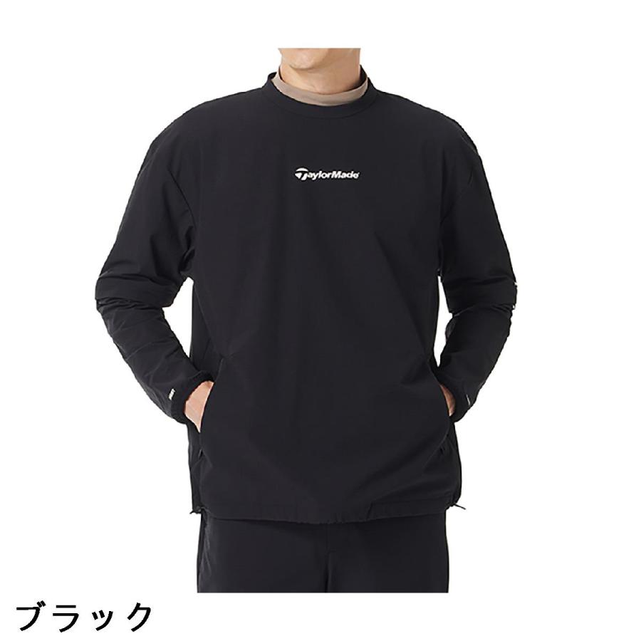 【値下げ】TaylorMadeメンズ 2WAYクルーネックプルオーバーUN958 TaylorMade（テーラーメイド） ストレッチ 2WAY コンバーチブル クルー