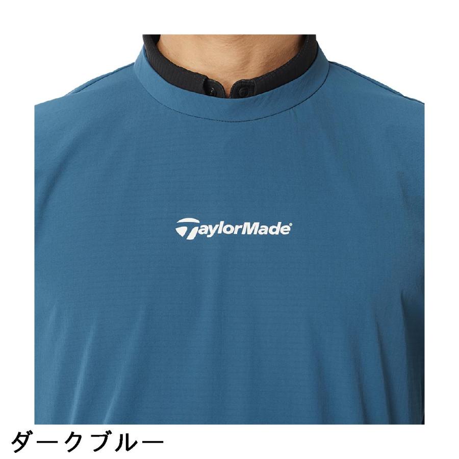 【値下げ】TaylorMadeメンズ 2WAYクルーネックプルオーバーUN958 TaylorMade（テーラーメイド） ストレッチ 2WAY コンバーチブル クルー
