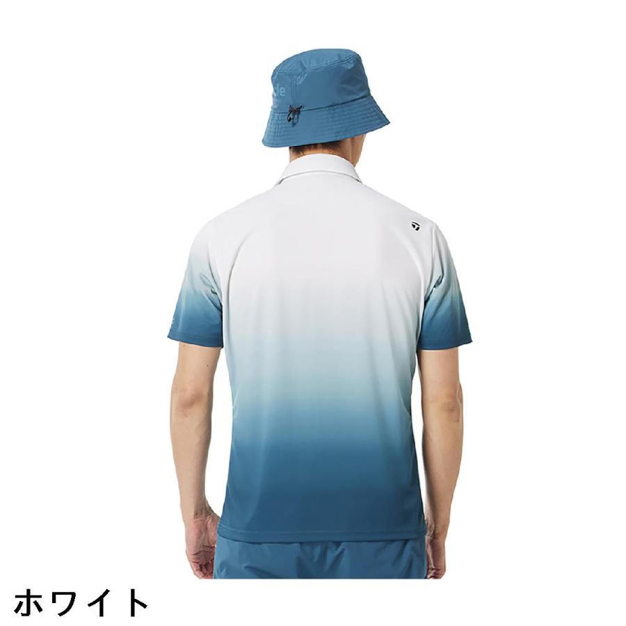 テーラーメイド　Taylor Made　ストレッチ T-ICE グラデーション 半袖ポロシャツ TaylorMade（テーラーメイド） ストレッチ T-ICE グラデーション 半袖