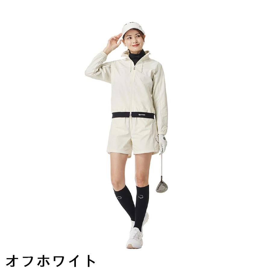 テーラーメイド　Taylor Made　ストレッチ サークルロゴクロップドウインドジャケット　レディス TaylorMade（テーラーメイド） ストレッチ サークルロゴクロップド