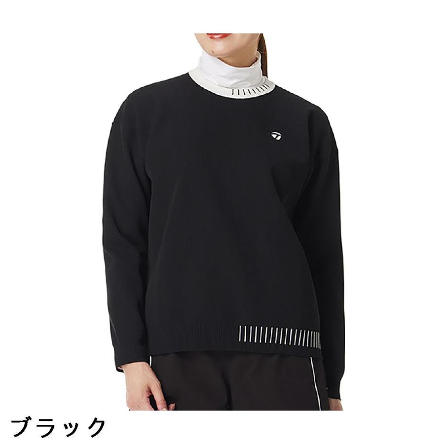 テーラーメイド　Taylor Made　ストレッチ ステッチドクルーセーター　レディス TaylorMade（テーラーメイド） ストレッチ ステッチドクルーセーター