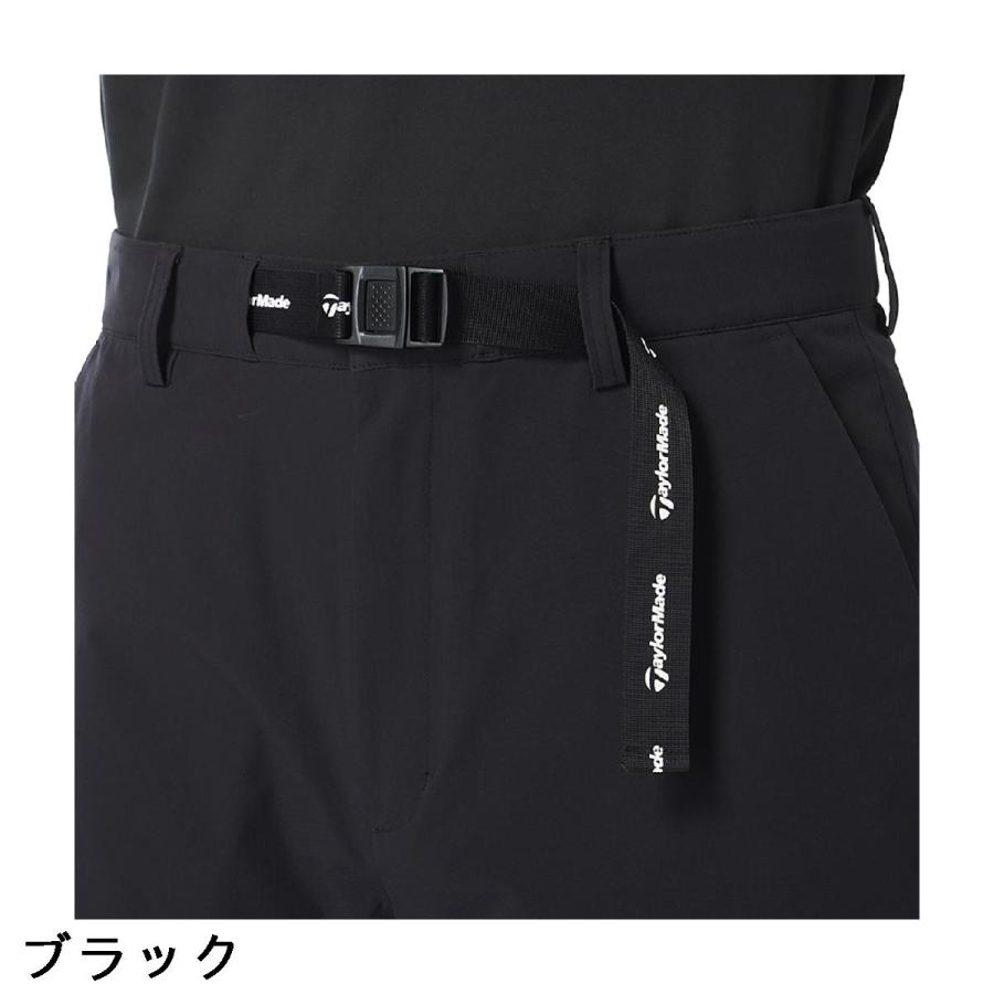 TaylorMade ゴルフパンツ ブラック　春夏用　ジョガーパンツ TaylorMade（テーラーメイド） ストレッチ オクタジョガーパンツ : GDO