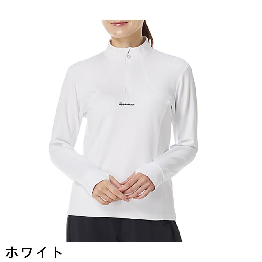 TaylorMade（テーラーメイド） ストレッチ 裏起毛 ハーフジップ モック