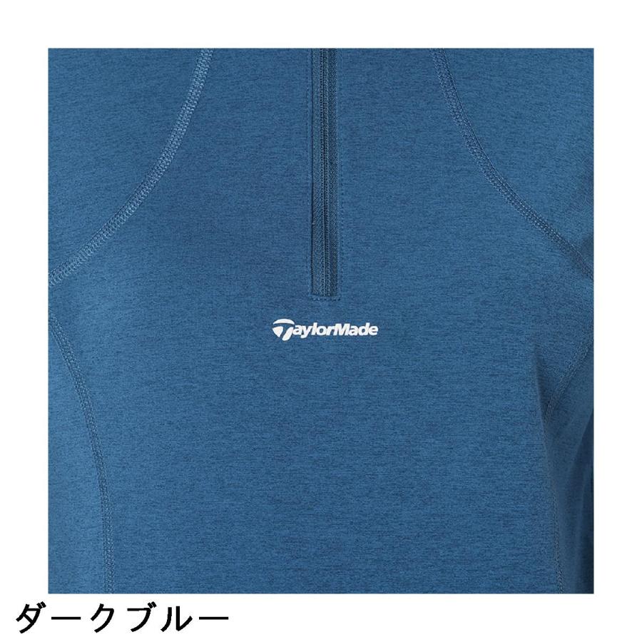 TaylorMade（テーラーメイド） ストレッチ 裏起毛 ハーフジップ モック