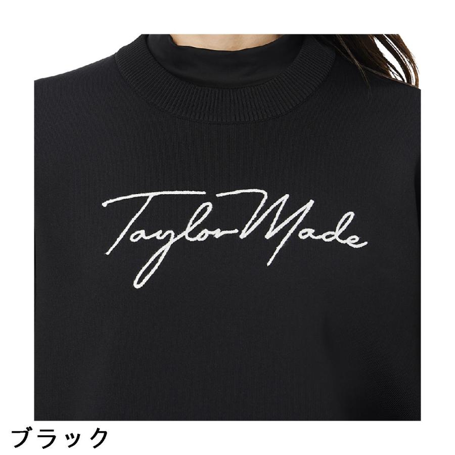 テーラーメイド　Taylor Made　ストレッチ スクリプトロゴセーター　レディス TaylorMade（テーラーメイド） ストレッチ スクリプトロゴセーター