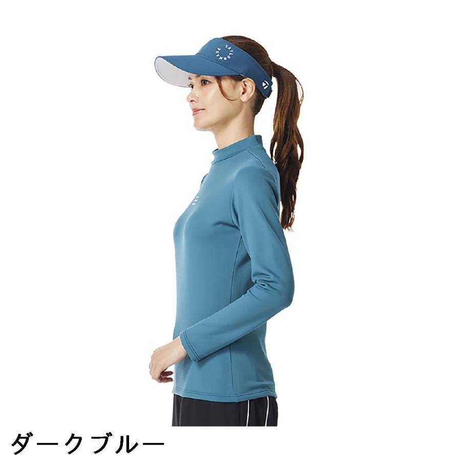 テーラーメイド　Taylor Made　ストレッチ T-HEAT モックネック長袖シャツ　レディス TaylorMade（テーラーメイド） ストレッチ T-HEAT モックネック長袖