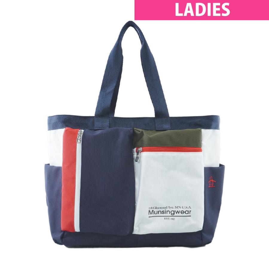 マンシングウェア　Munsingwear　マルチカラートートバッグ　レディス Munsingwear（マンシングウェア） マルチカラートートバッグ レディス