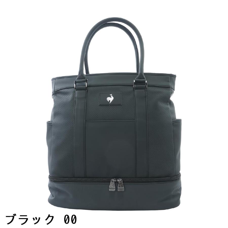 le coq sportif★黒★二層式★トートバッグ★ボストン★ショルダー付 le coq sportif GOLF（ルコックスポルティフ ゴルフ） ルコック