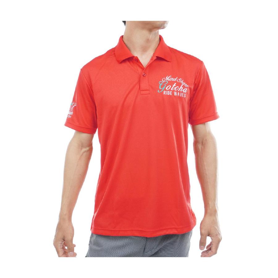 GOTCHA GOLF ガッチャゴルフ ドライメッシュ サマードローイング半袖
