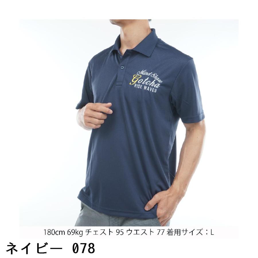 GOTCHA GOLF ガッチャゴルフ ドライメッシュ サマードローイング半袖