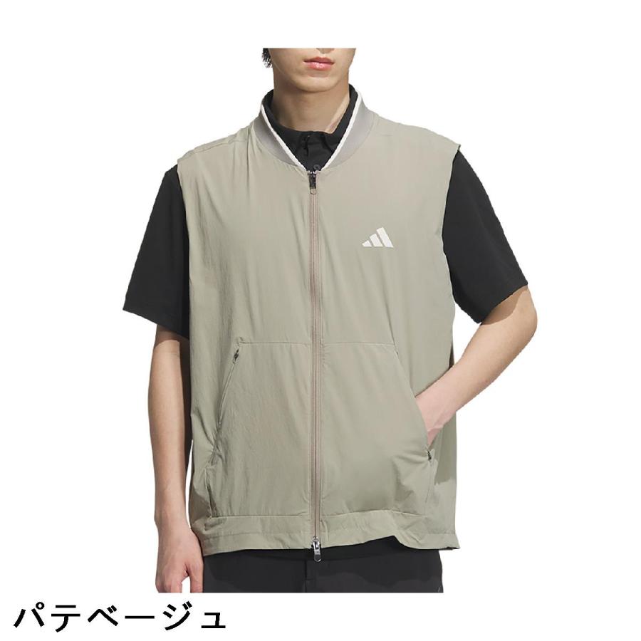 アディダス　Adidas　ビヨンド ザ コース ストレッチ バックビッグBOS フルジップベスト adidas（アディダス） ビヨンド ザ コース ストレッチ バックビッグBOS