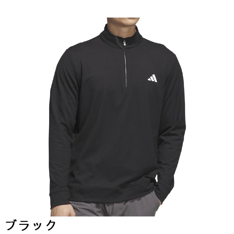 adidas（アディダス） ストレッチ ハーフジップ 長袖スウェット : GDO