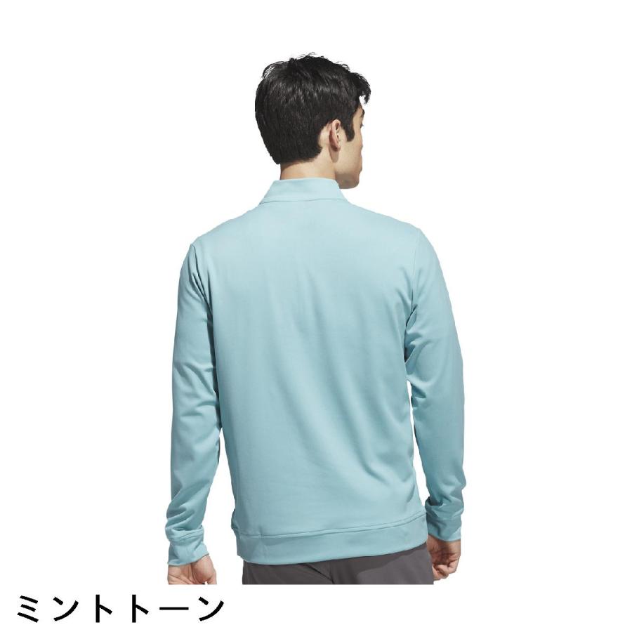 adidas（アディダス） ストレッチ ハーフジップ 長袖スウェット : GDO