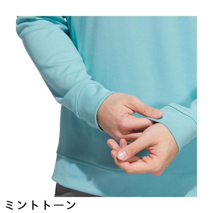 adidas（アディダス） ストレッチ ハーフジップ 長袖スウェット : GDO
