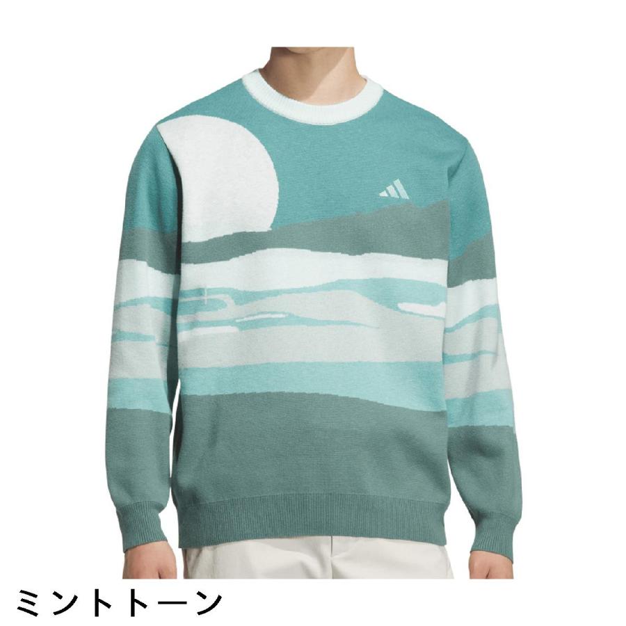 adidas（アディダス） グラフィック クルーネックセーター : GDOゴルフ