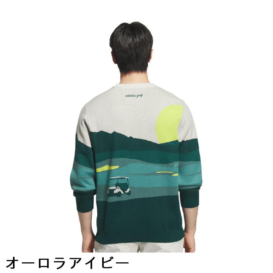 adidas（アディダス） グラフィック クルーネックセーター : GDOゴルフ