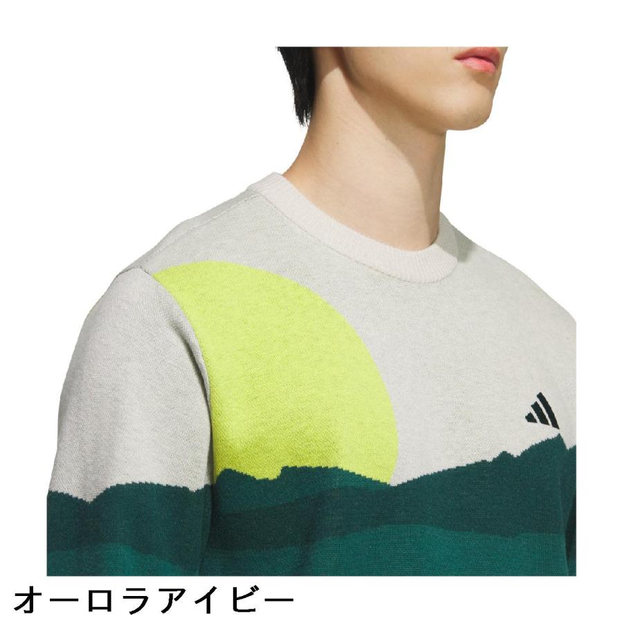 adidas（アディダス） グラフィック クルーネックセーター : GDOゴルフ