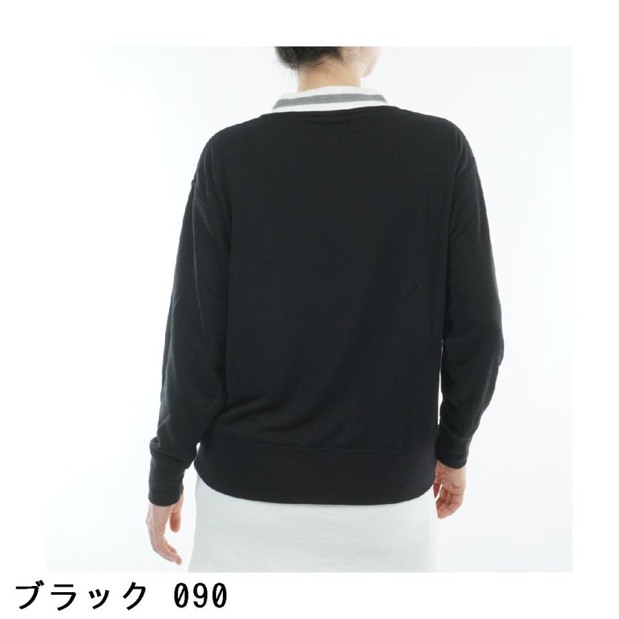 チャンピオンゴルフ　Champion GOLF　ストレッチ 軽量 吸汗速乾 テックウイーブテリー 裏毛Vネックスウェットシャツ　レディス Champion（チャンピオン） チャンピオンゴルフ Champion GOLF