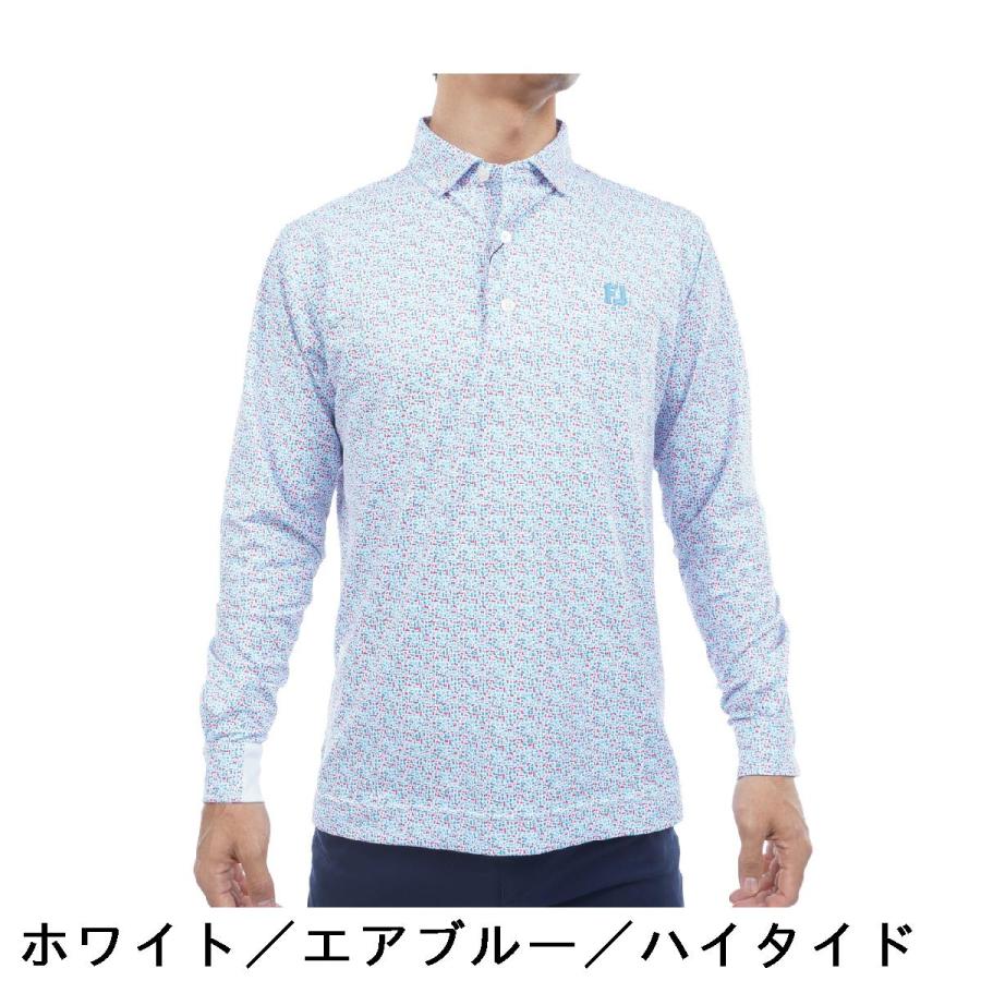FootJoy（フットジョイ） ストレッチ ブロックゲームプリント ボタン