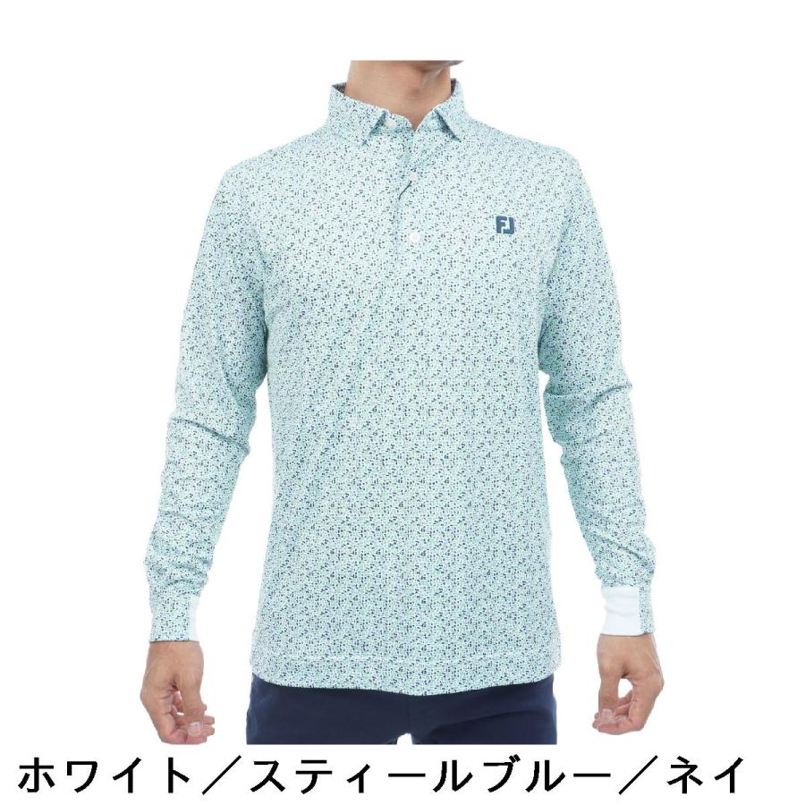 FootJoy（フットジョイ） ストレッチ ブロックゲームプリント ボタン