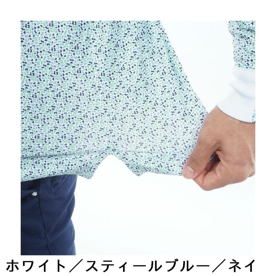 FootJoy（フットジョイ） ストレッチ ブロックゲームプリント ボタン