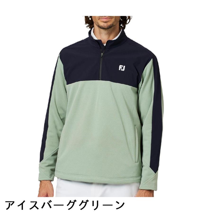 フットジョイハーフジップ高機能ジャケット FootJoy（フットジョイ） ストレッチ ハイブリッド3Dハーフジップ