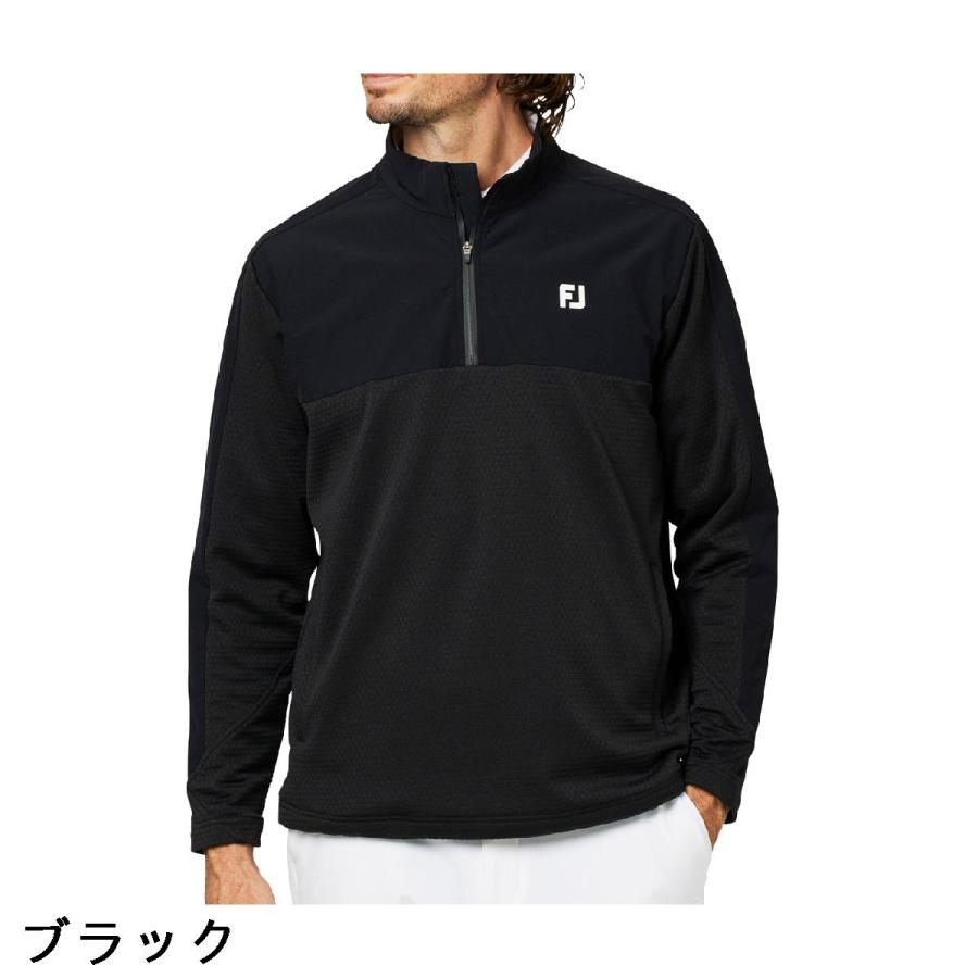 FootJoy（フットジョイ） ストレッチ ハイブリッド3Dハーフジップ