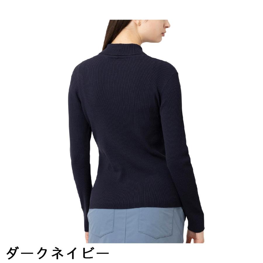 フットジョイ　Foot Joy　ストレッチ タートルデザイン 長袖セーターシャツ　レディス FootJoy（フットジョイ） ストレッチ タートルデザイン 長袖セーター