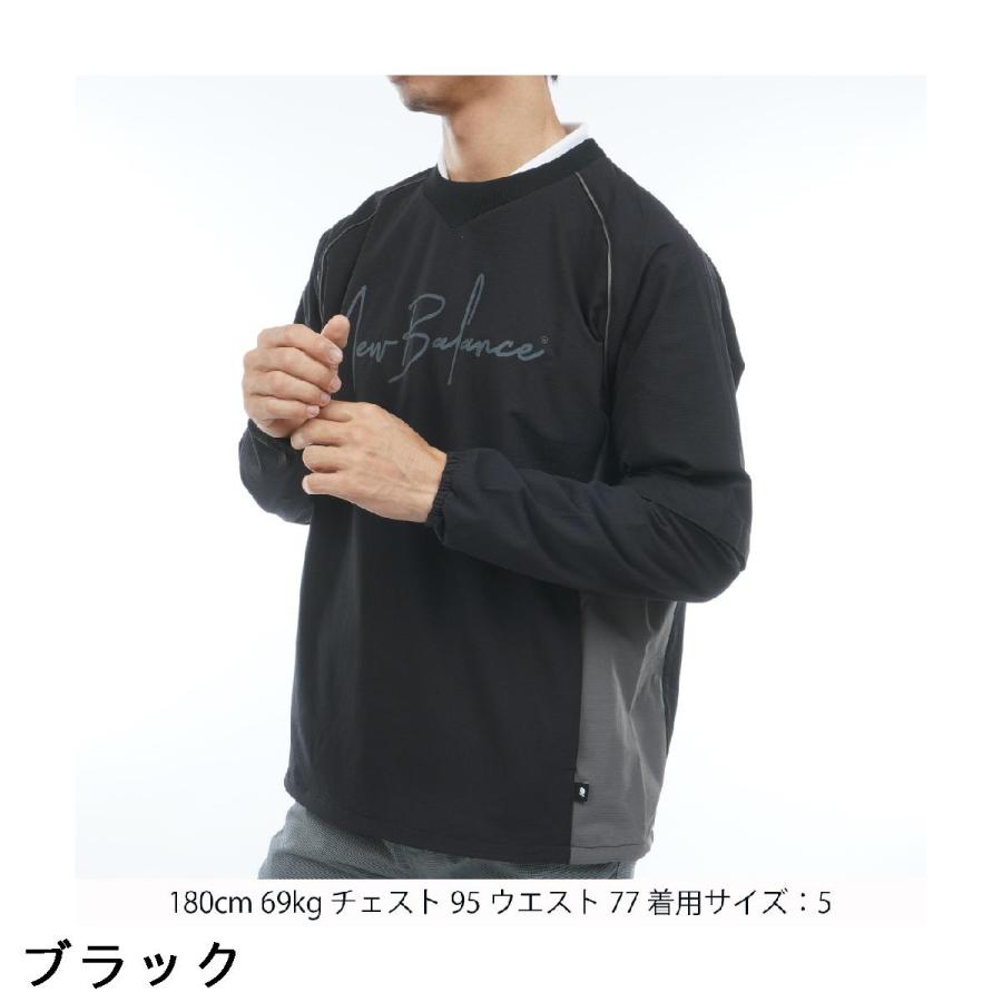 ニューバランス　New Balance　2WAY リップストップ ストレッチ クルーネックスニードジャケット New Balance Golf（ニューバランスゴルフ） ニューバランス New