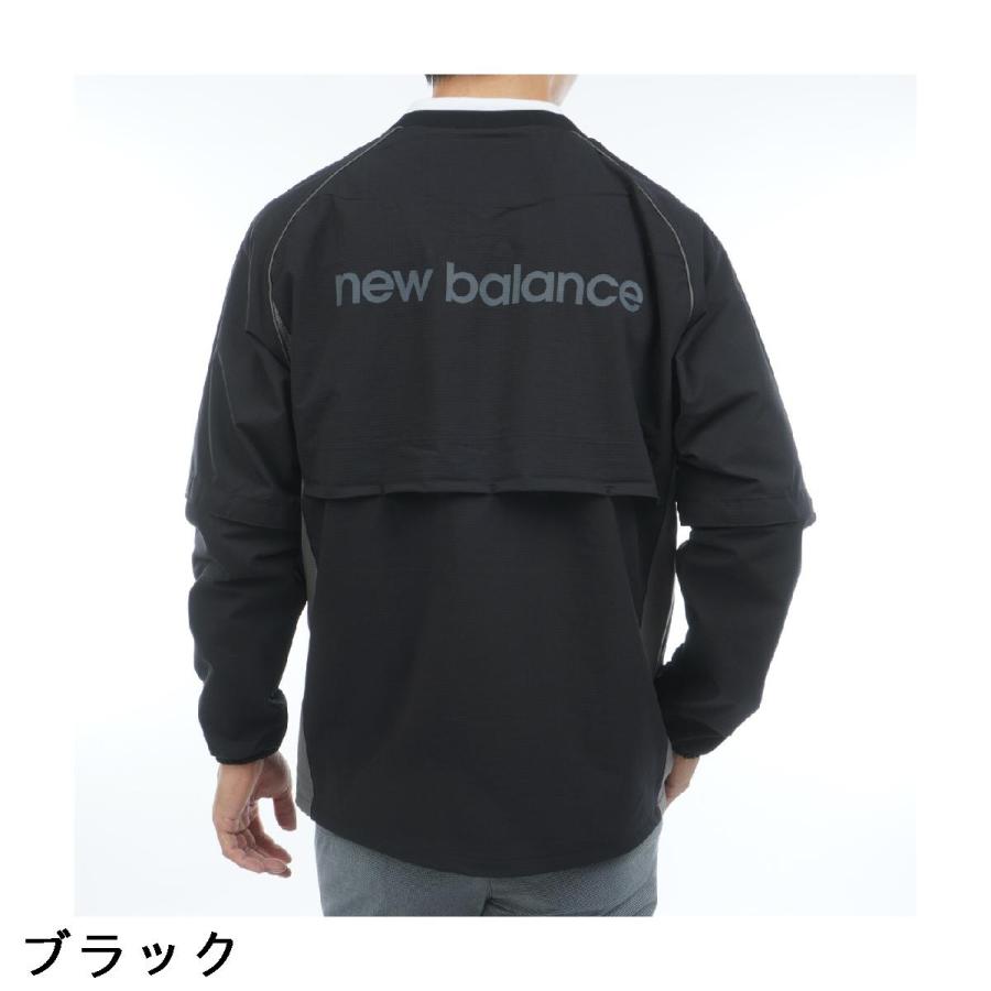 ニューバランス　New Balance　2WAY リップストップ ストレッチ クルーネックスニードジャケット New Balance Golf（ニューバランスゴルフ） ニューバランス New