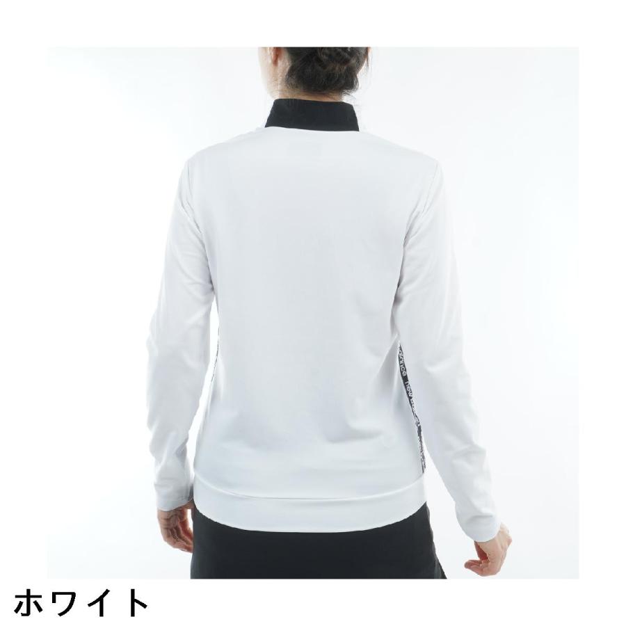【グレー4】スムース両面ピーチ 長袖 モックネック プルオーバー (WOMENS) New Balance Golf（ニューバランスゴルフ） ニューバランス スムース