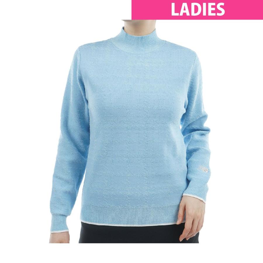 ニューバランス　New Balance　グレンチェックダブルジャカード ストレッチ ハイネック プルオーバーセーター　レディス New Balance Golf（ニューバランスゴルフ） ニューバランス New