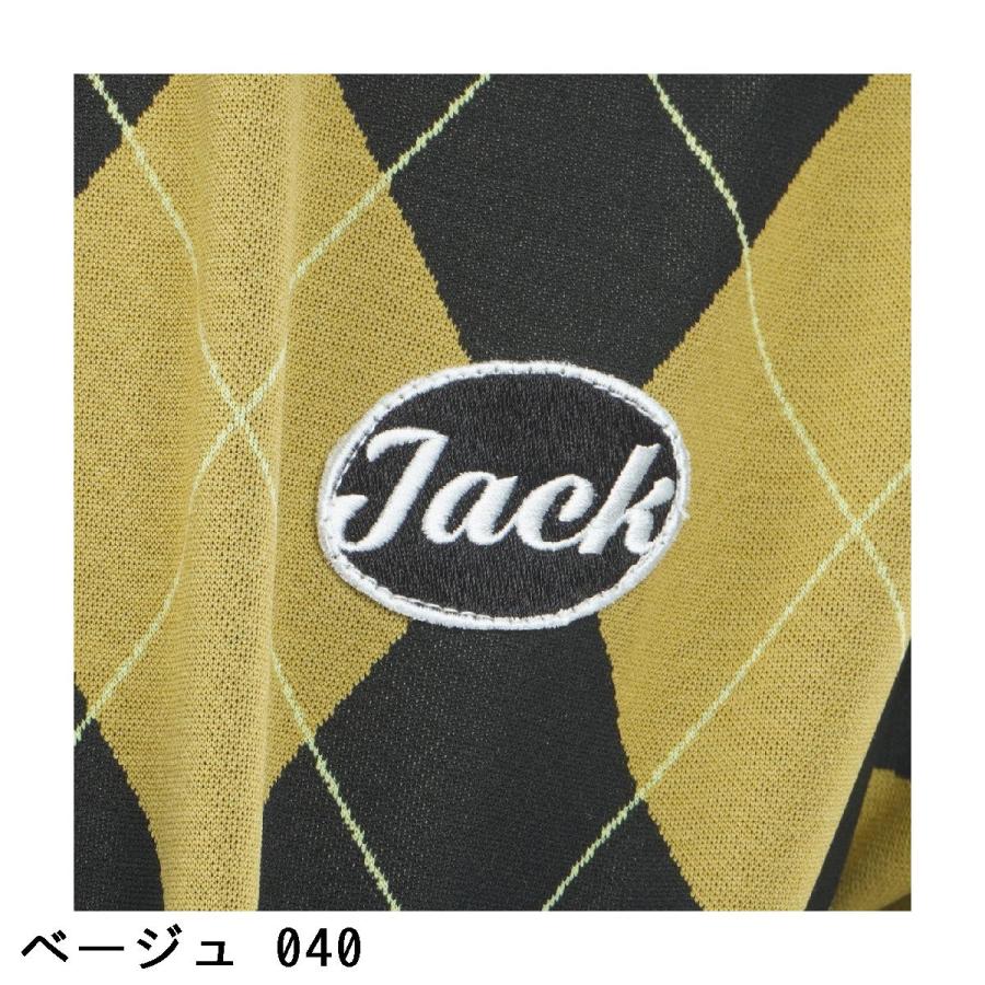 Jack Bunny!!（ジャックバニー） アーガイルジャカード 長袖シャツ