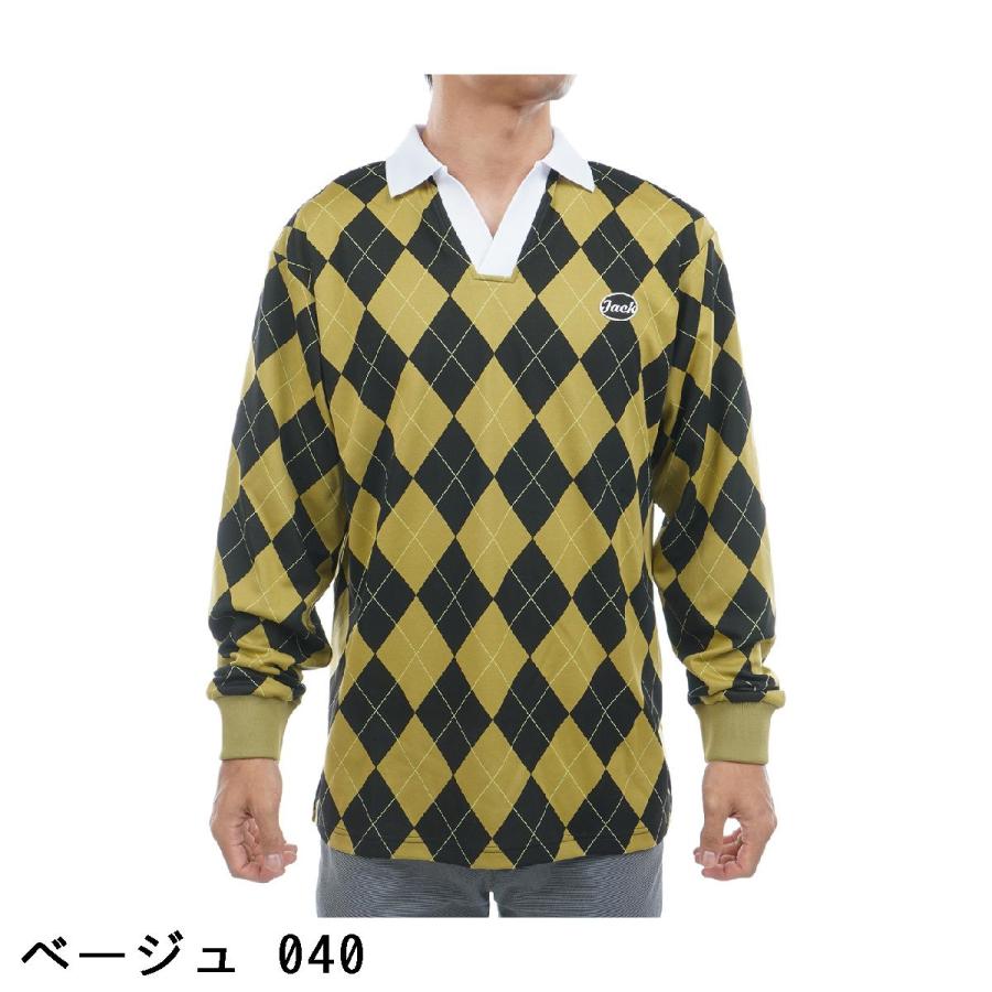 Jack Bunny!!（ジャックバニー） アーガイルジャカード 長袖シャツ