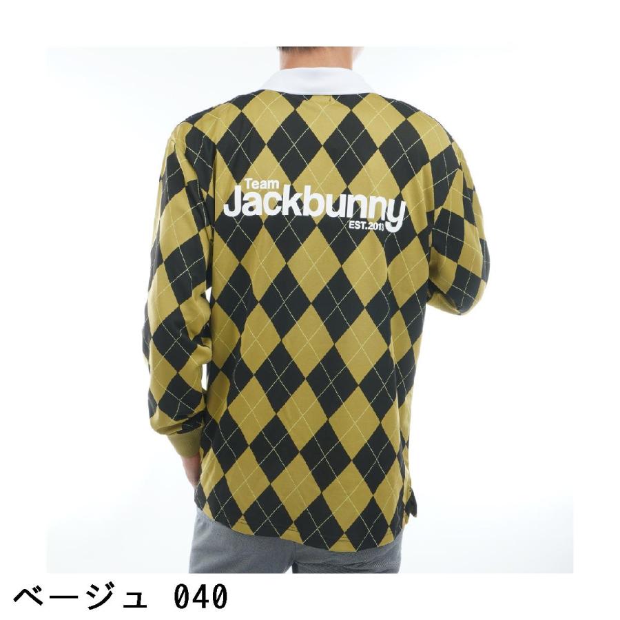 Jack Bunny!!（ジャックバニー） アーガイルジャカード 長袖シャツ