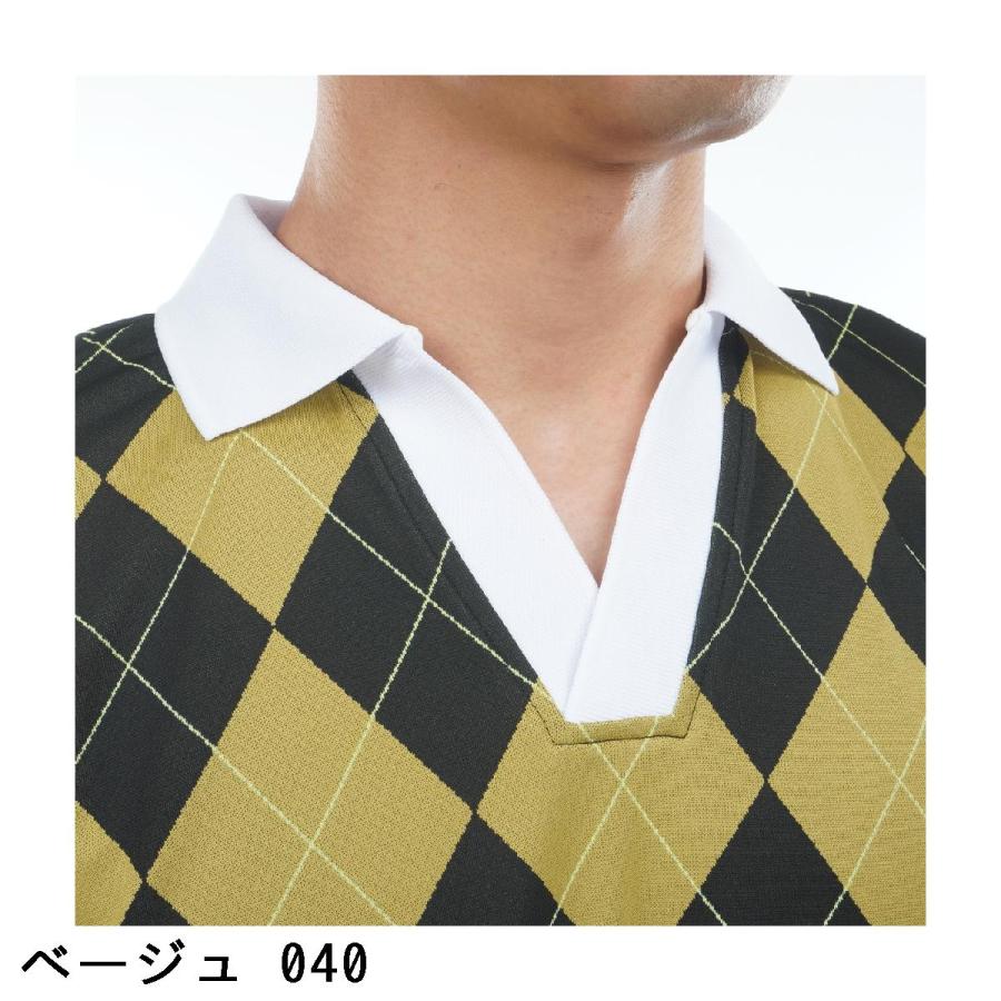 Jack Bunny!!（ジャックバニー） アーガイルジャカード 長袖シャツ