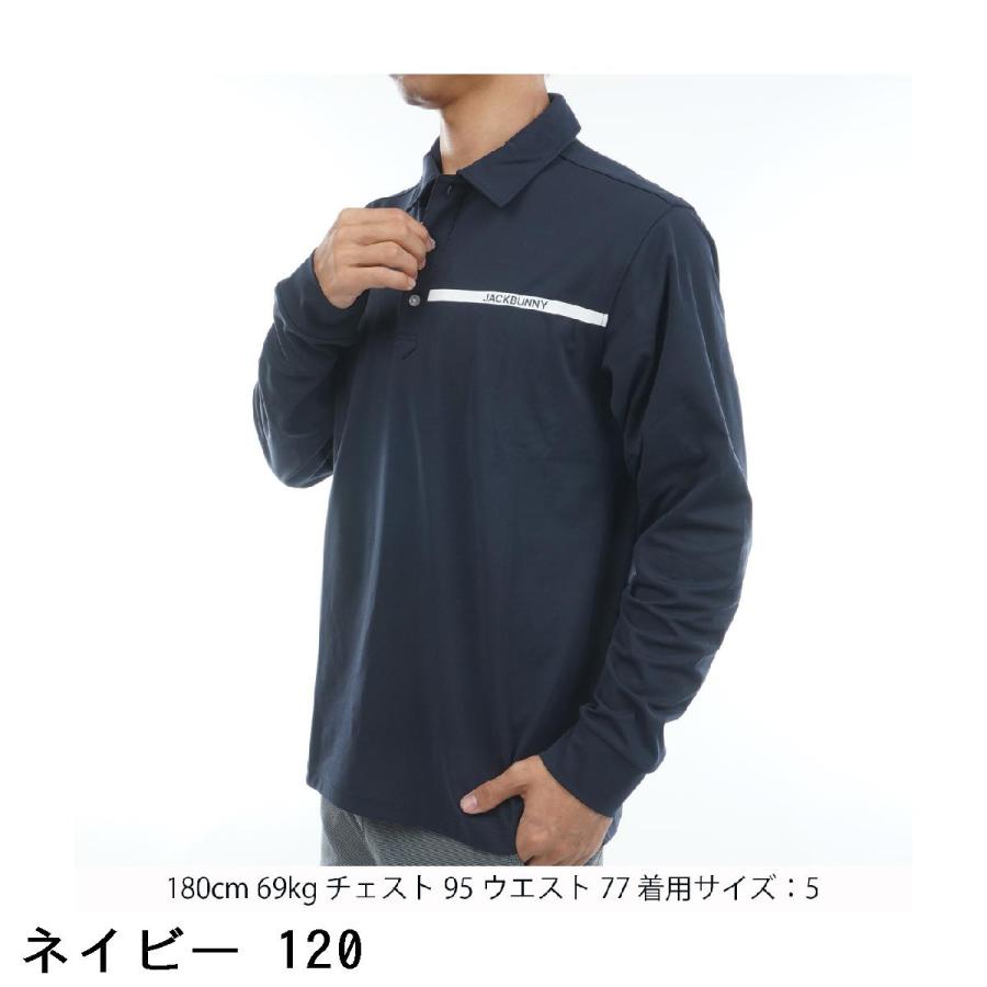 Jack Bunny!!（ジャックバニー） スムース長袖ポロシャツ : GDOゴルフ