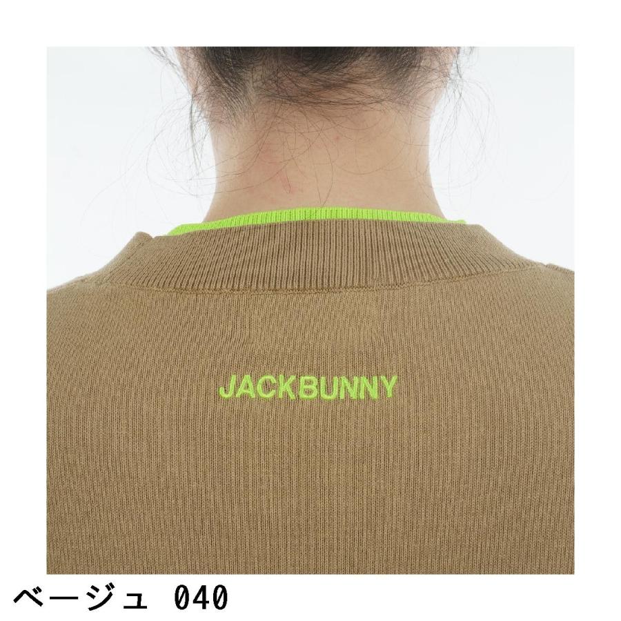 Jack Bunny!!（ジャックバニー） クルーネックセーター レディス : GDO