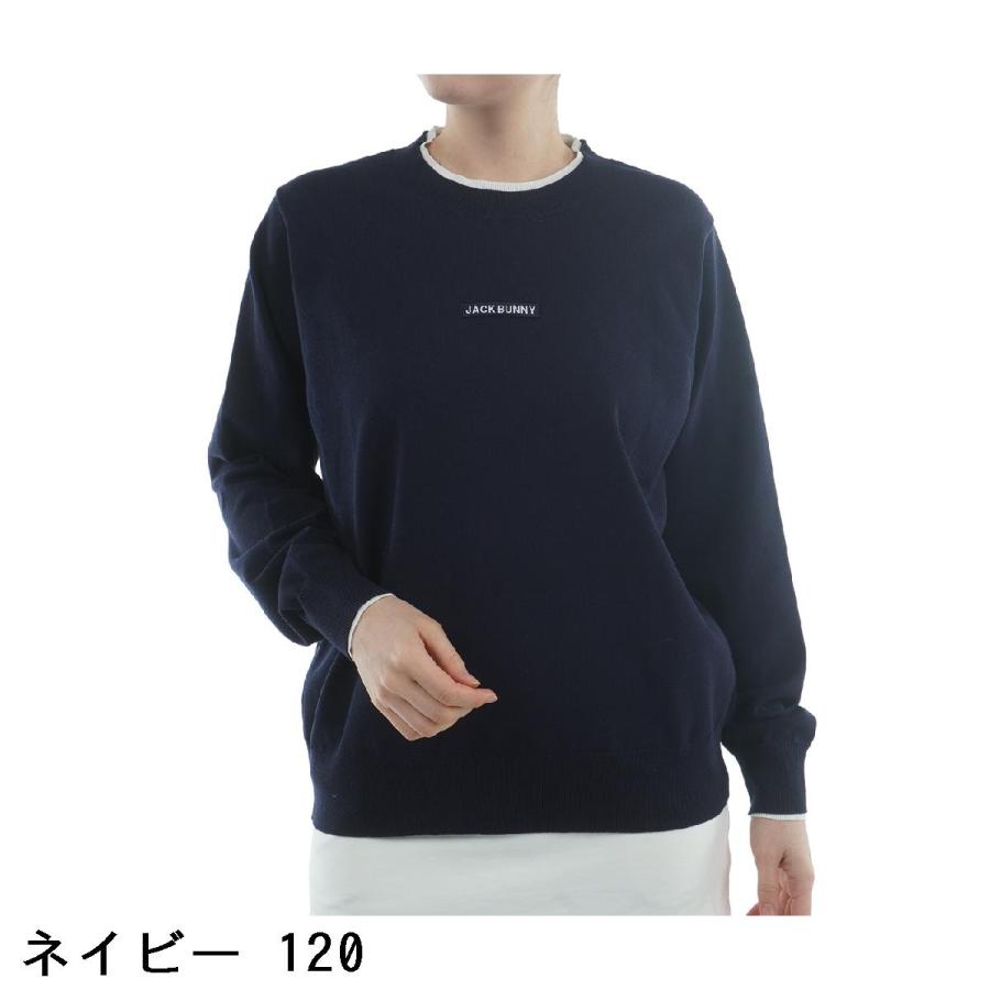 Jack Bunny!!（ジャックバニー） クルーネックセーター レディス : GDO