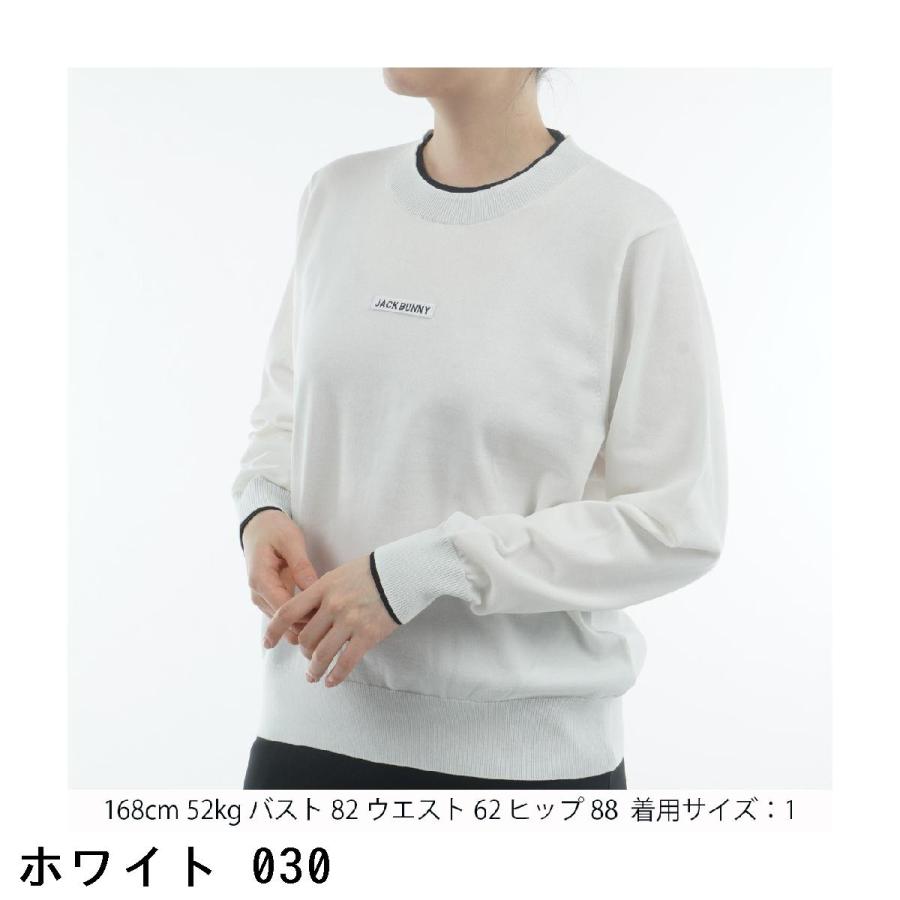 Jack Bunny!!（ジャックバニー） クルーネックセーター レディス : GDO