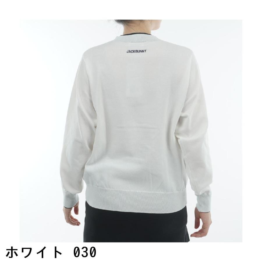 Jack Bunny!!（ジャックバニー） クルーネックセーター レディス : GDO