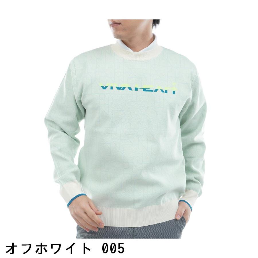VIVA HEART（ビバハート） ステンドグラス柄 軽量セーター : GDOゴルフ