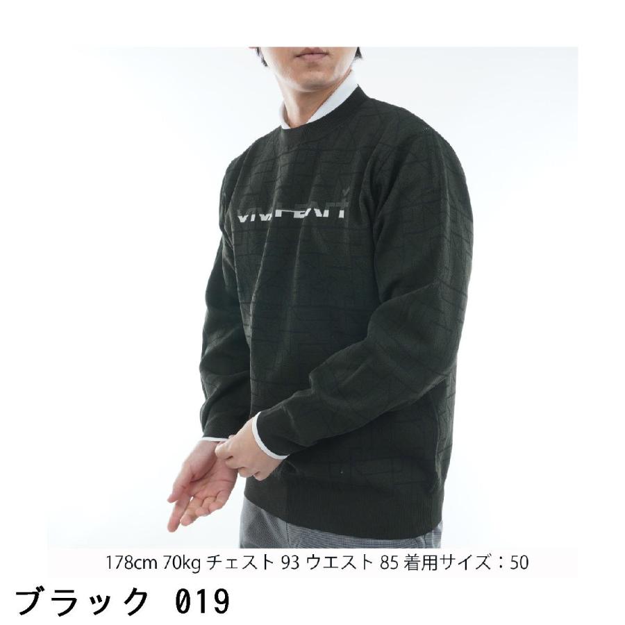 VIVA HEART（ビバハート） ステンドグラス柄 軽量セーター : GDOゴルフ