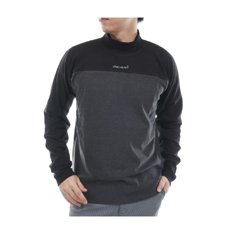 ビバハート　VIVA HEART　起毛ストレッチ 着物スリーブ長袖シャツ VIVA HEART（ビバハート） 起毛ストレッチ 着物スリーブ長袖シャツ